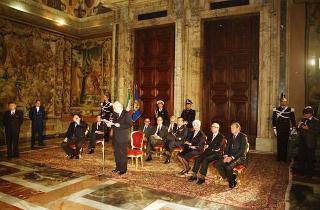 Presentazione degli auguri al Presidente della Repubblica Francesco Cossiga da parte del Corpo diplomatico