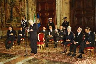 Presentazione degli auguri al Presidente della Repubblica Francesco Cossiga da parte del Corpo diplomatico