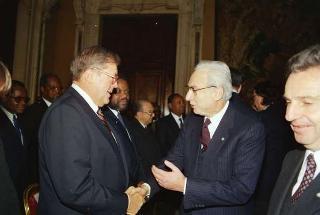 Presentazione degli auguri al Presidente della Repubblica Francesco Cossiga da parte del Corpo diplomatico
