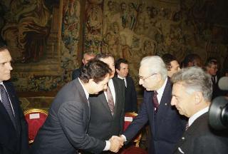 Presentazione degli auguri al Presidente della Repubblica Francesco Cossiga da parte del Corpo diplomatico