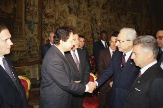 Presentazione degli auguri al Presidente della Repubblica Francesco Cossiga da parte del Corpo diplomatico