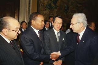 Presentazione degli auguri al Presidente della Repubblica Francesco Cossiga da parte del Corpo diplomatico