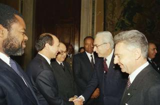 Presentazione degli auguri al Presidente della Repubblica Francesco Cossiga da parte del Corpo diplomatico