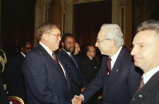 Presentazione degli auguri al Presidente della Repubblica Francesco Cossiga da parte del Corpo diplomatico