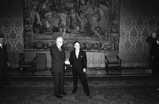 Incontro del Presidente della Repubblica Francesco Cossiga con Toshiki Kaifu, primo ministro del Giappone