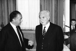 Colloquio del Presidente della Repubblica Francesco Cossiga con Gyula Horn, ministro degli affari esteri della Repubblica ungherese