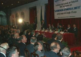 Intervento a Venezia, in forma privata, in occasione della cerimonia di apertura della 2^ Conferenza per la creazione di una "Commissione per lo sviluppo della democrazia attraverso il diritto"