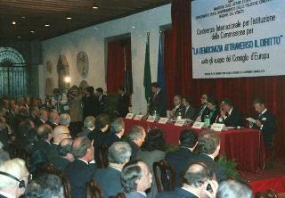 Intervento a Venezia, in forma privata, in occasione della cerimonia di apertura della 2^ Conferenza per la creazione di una "Commissione per lo sviluppo della democrazia attraverso il diritto"