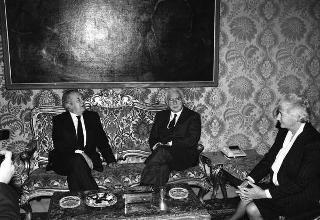 Incontro con il Presidente della Repubblica del Portogallo Mario Soares