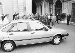 Presentazione della nuova autovettura FIAT "Tempra"