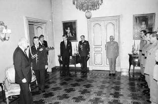 Incontro con una delegazione allievi della Scuola sottufficiali della Guardia di Finanza, in servizio di Guardia d'Onore al Palazzo del Quirinale