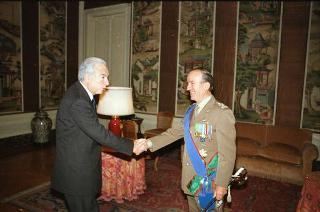 Gen. C.A. Fortunato Pietro Muraro, già presidente del Consiglio Superiore delle Forze Armate: visita di congedo