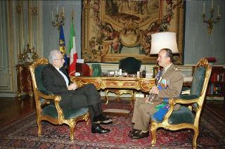 Gen. C.A. Fortunato Pietro Muraro, già presidente del Consiglio Superiore delle Forze Armate: visita di congedo