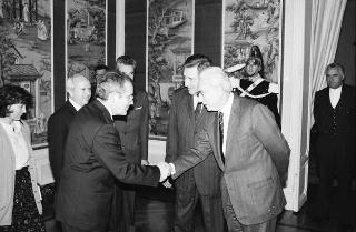 Incontro con il Presidente della Confederazione Elvetica Arnold Koller