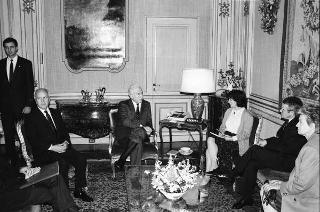 Incontro con il Presidente della Confederazione Elvetica Arnold Koller