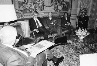 Incontro con gli esponenti dell'Editrice "Il Sole 24 Ore", per presentare una nuova iniziativa editoriale
