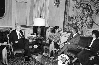 Incontro con il Presidente della Repubblica delle Seychelles France Albert René