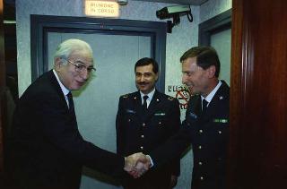 Visita al Centro per le comunicazioni dell'Ufficio per gli affari militari del Segretariato Generale della Presidenza della Repubblica
