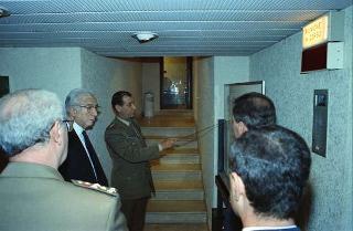 Visita al Centro per le comunicazioni dell'Ufficio per gli affari militari del Segretariato Generale della Presidenza della Repubblica