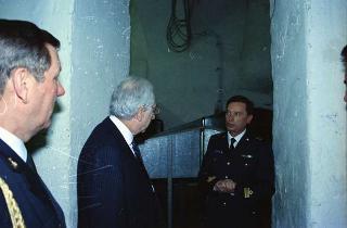 Visita al Centro per le comunicazioni dell'Ufficio per gli affari militari del Segretariato Generale della Presidenza della Repubblica