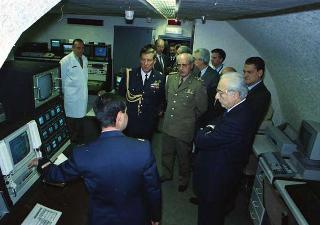 Visita al Centro per le comunicazioni dell'Ufficio per gli affari militari del Segretariato Generale della Presidenza della Repubblica