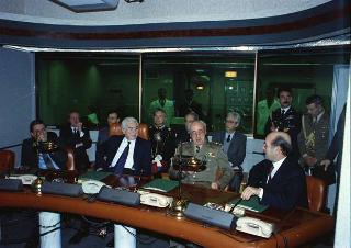 Visita al Centro per le comunicazioni dell'Ufficio per gli affari militari del Segretariato Generale della Presidenza della Repubblica