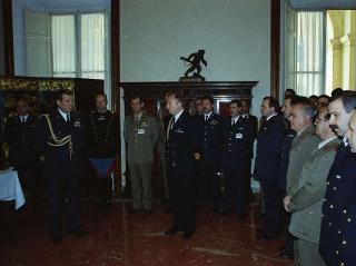 Visita al Centro per le comunicazioni dell'Ufficio per gli affari militari del Segretariato Generale della Presidenza della Repubblica