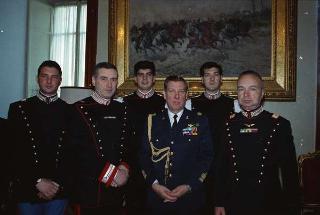 Visita al Centro per le comunicazioni dell'Ufficio per gli affari militari del Segretariato Generale della Presidenza della Repubblica