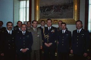 Visita al Centro per le comunicazioni dell'Ufficio per gli affari militari del Segretariato Generale della Presidenza della Repubblica