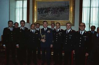 Visita al Centro per le comunicazioni dell'Ufficio per gli affari militari del Segretariato Generale della Presidenza della Repubblica