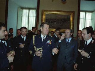 Visita al Centro per le comunicazioni dell'Ufficio per gli affari militari del Segretariato Generale della Presidenza della Repubblica