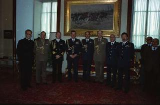 Visita al Centro per le comunicazioni dell'Ufficio per gli affari militari del Segretariato Generale della Presidenza della Repubblica