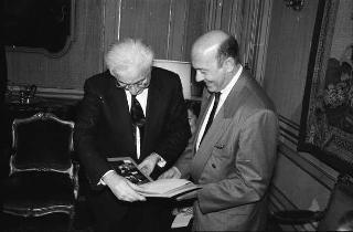 Incontro del Presidente della Repubblica Francesco Cossiga con Manfred Woerner, Segretario generale della NATO