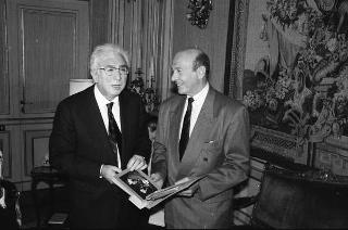 Incontro del Presidente della Repubblica Francesco Cossiga con Manfred Woerner, Segretario generale della NATO