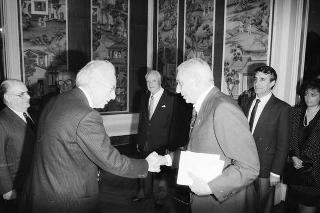 Incontro con i promotori, la giuria e i vincitori della 31^ edizione dei "Premi internazionali Roma per la stampa"