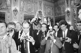 Incontro con i fotografi professionisti partecipanti all'iniziativa "A day in the life of Italy", promossa dalla casa editrice Collins Publishers