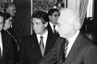 Incontro con il Presidente della Repubblica di Bolivia Jaime Paz Zamora