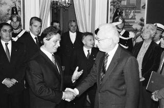 Incontro con il Presidente della Repubblica di Bolivia Jaime Paz Zamora