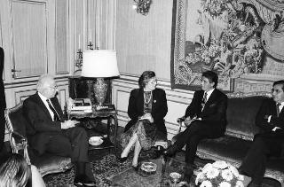 Incontro con il Presidente della Repubblica di Bolivia Jaime Paz Zamora