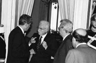Incontro con il Presidente della Repubblica di Bolivia Jaime Paz Zamora