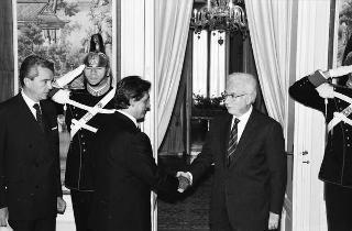 Incontro con il Presidente della Repubblica di Bolivia Jaime Paz Zamora