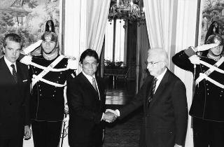 Incontro con il Presidente della Repubblica di Bolivia Jaime Paz Zamora