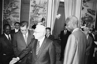 Incontro con il Presidente della Repubblica del Senegal Abdou Diouf