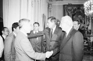 Incontro del Presidente della Repubblica Francesco Cossiga con Nguyen Co Thach, ministro degli affari esteri della Repubblica Socialista del Vietnam