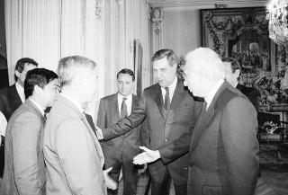 Incontro del Presidente della Repubblica Francesco Cossiga con Nguyen Co Thach, ministro degli affari esteri della Repubblica Socialista del Vietnam
