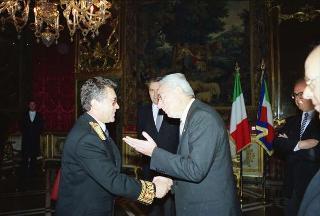 Anatoli Leonidovic Adamishin, nuovo ambasciatore dell'URSS: presentazione lettere credenziali