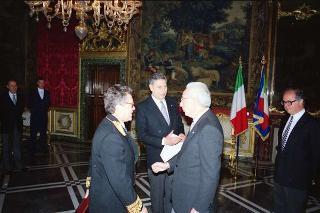 Anatoli Leonidovic Adamishin, nuovo ambasciatore dell'URSS: presentazione lettere credenziali