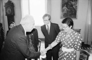 Incontro con una rappresentanza di partecipanti al 20° Congresso mondiale della Federazione internazionale dei giornalisti