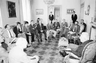 Incontro con una delegazione di parlamentari promotori del referendum sulla caccia
