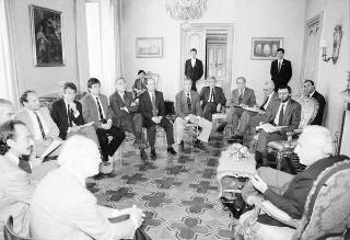 Incontro con una delegazione di parlamentari promotori del referendum sulla caccia